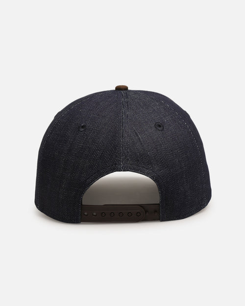 New Era Anaheim Ducks 'Denim Cowhide' 9FORTY A-Frame Snapback Navy