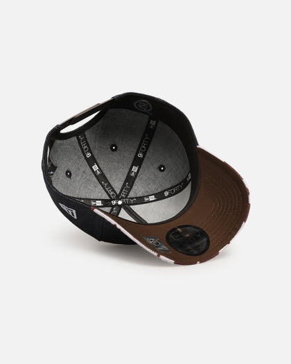 New Era Anaheim Ducks 'Denim Cowhide' 9FORTY A-Frame Snapback Navy