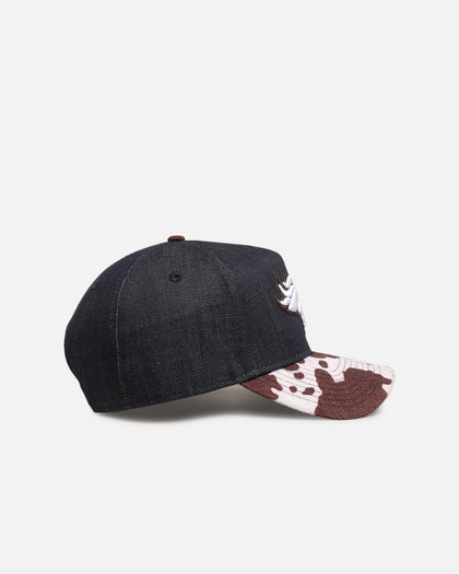New Era Denver Broncos 'Denim Cowhide' 9FORTY A-Frame Snapback Navy