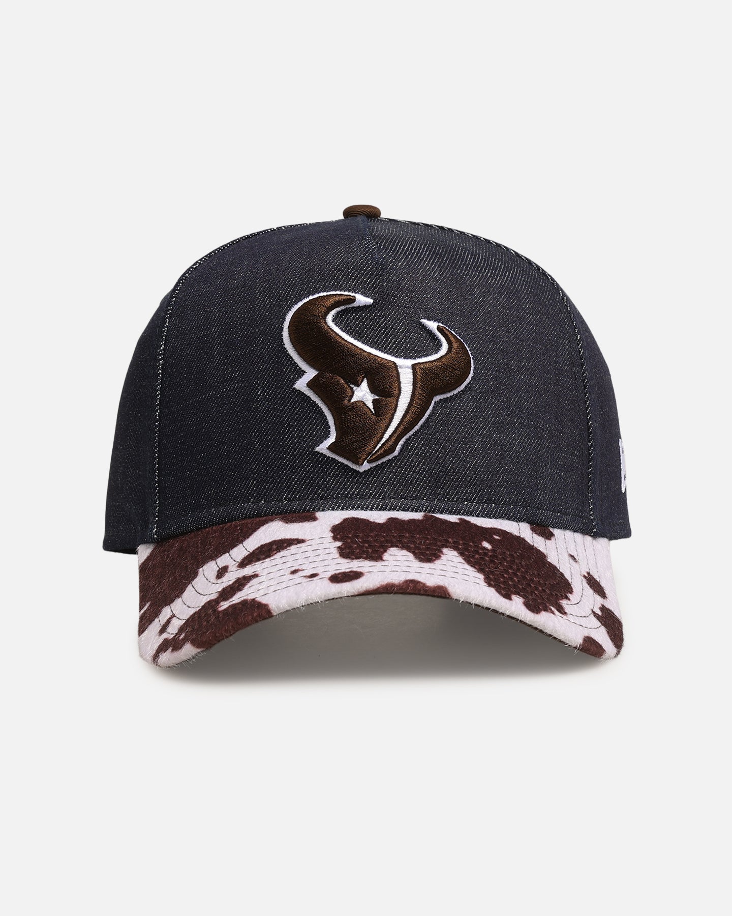 New Era Houston Texans 'Denim Cowhide' 9FORTY A-Frame Snapback
