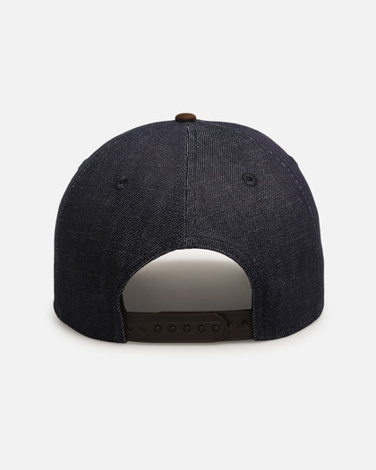 New Era New York Yankees 'Denim Cowhide' 9FORTY A-Frame Snapback Navy