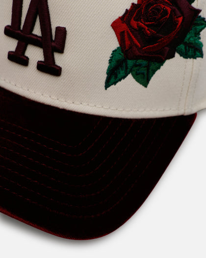 New Era Los Angeles Dodgers 'Velvet Roses' 9FORTY A-Frame Snapback Chrome
