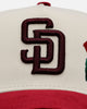New Era San Diego Padres 'Velvet Roses' 9FORTY A-Frame Snapback Chrome