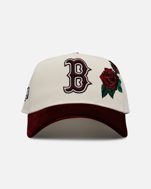 New Era Boston Red Sox 'Velvet Roses' 9FORTY A-Frame Snapback Chrome
