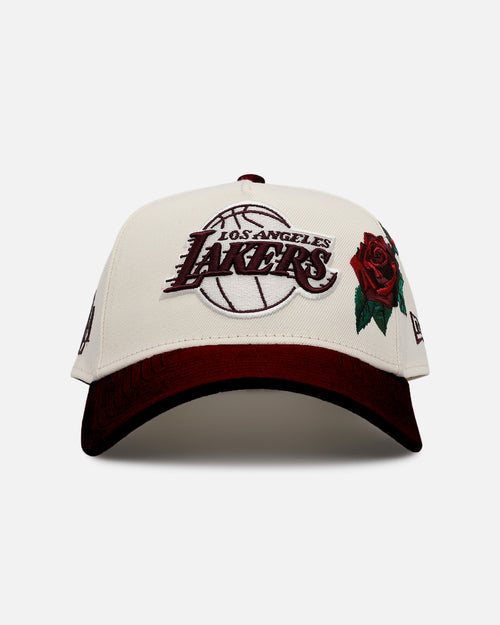New Era Los Angeles Lakers 'Velvet Roses' 9FORTY A-Frame Snapback Chrome