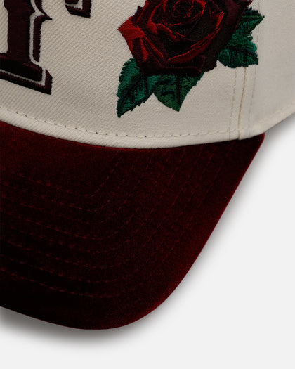 New Era Texas Rangers 'Velvet Roses' 9FORTY A-Frame Snapback Chrome ...