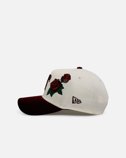 New Era Texas Rangers 'Velvet Roses' 9FORTY A-Frame Snapback Chrome ...