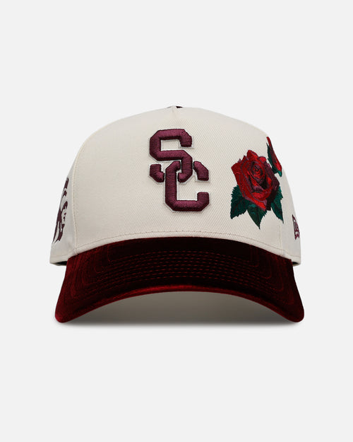 New Era University Of Southern California Trojans 'Velvet Roses' 9FORTY A-Frame Snapback Chrome
