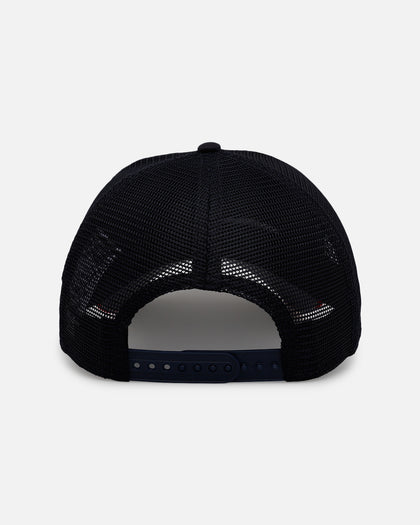 New Era Los Angeles Angels 'Washed Truckers' 9FORTY A-Frame Trucker Snapback Official Team Color