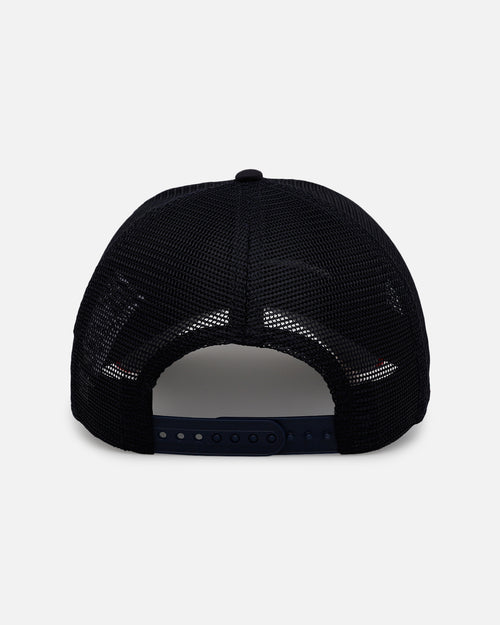 New Era Los Angeles Angels 'Washed Truckers' 9FORTY A-Frame Trucker Snapback Official Team Color