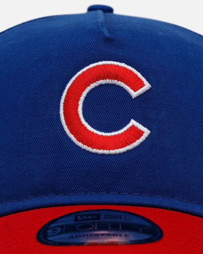 New Era Chicago Cubs 'Washed Truckers' 9FORTY A-Frame Trucker Snapback Official Team Color