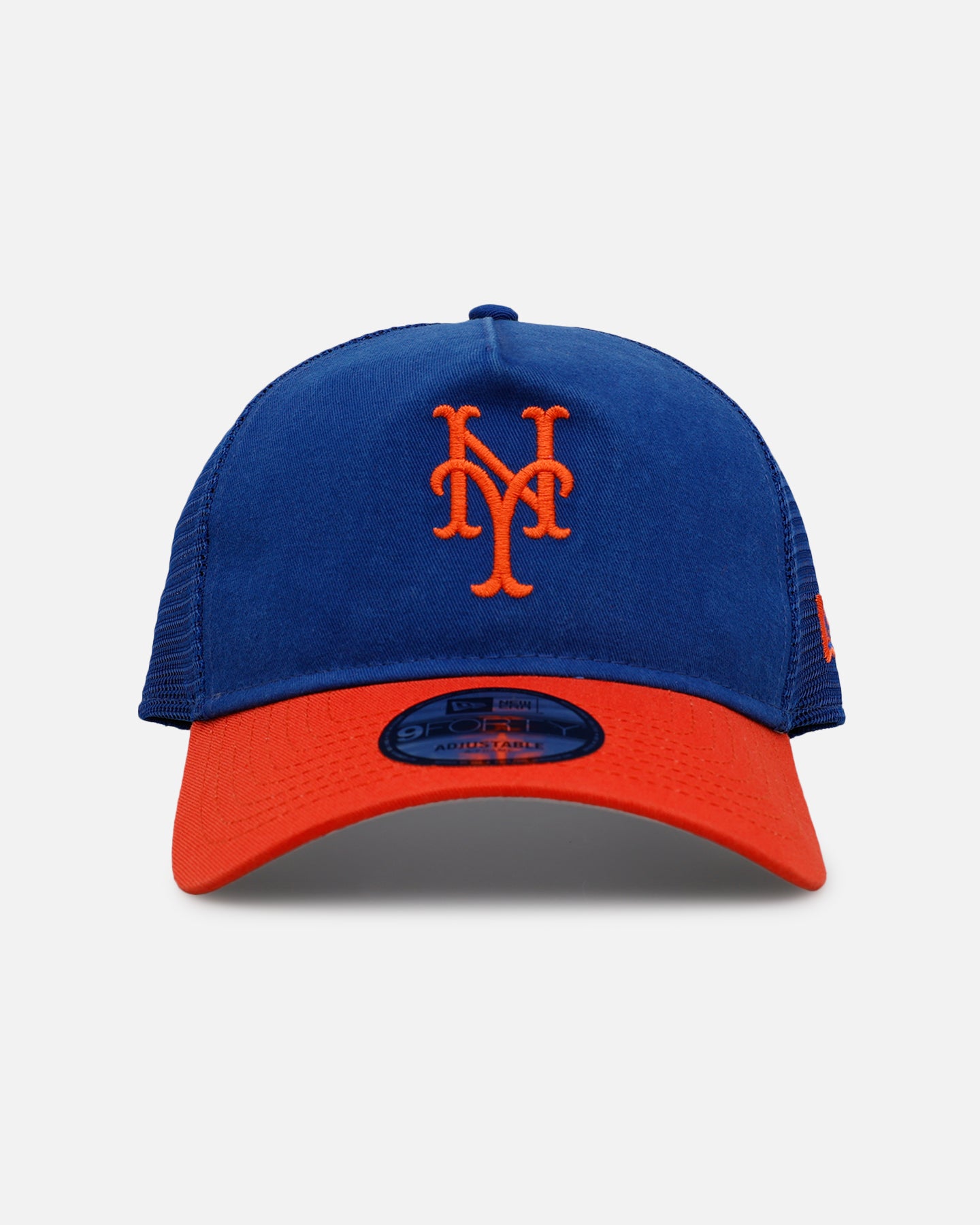 New Era New York Mets 'Washed Truckers' 9FORTY A-Frame Trucker