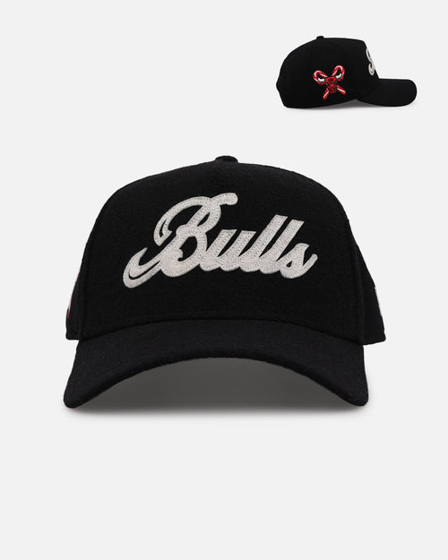 New Era Chicago Bulls 'Candy Cane Side Patch' 9FORTY A-Frame Snapback Official Team Color