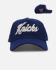 New Era New York Knicks 'Candy Cane Side Patch' 9FORTY A-Frame Snapback Official Team Color