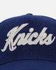 New Era New York Knicks 'Candy Cane Side Patch' 9FORTY A-Frame Snapback Official Team Color