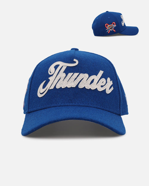 New Era Oklahoma City Thunder 'Candy Cane Side Patch' 9FORTY A-Frame Snapback Official Team Color