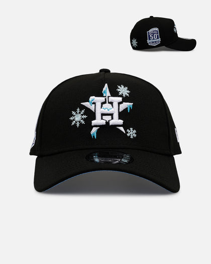New Era Houston Astros 'Cold As Ice' 9FORTY A-Frame Snapback Black