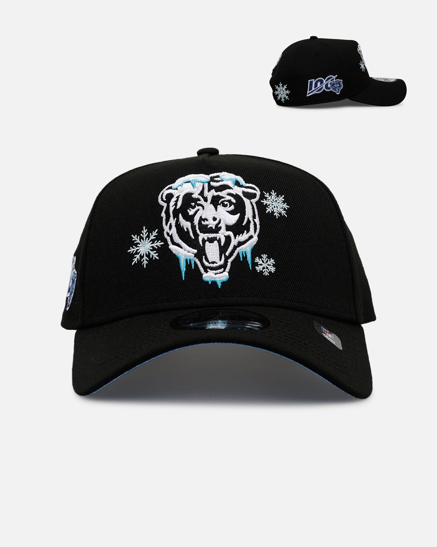 New Era Chicago Bears 'Cold As Ice' 9FORTY A-Frame Snapback Black
