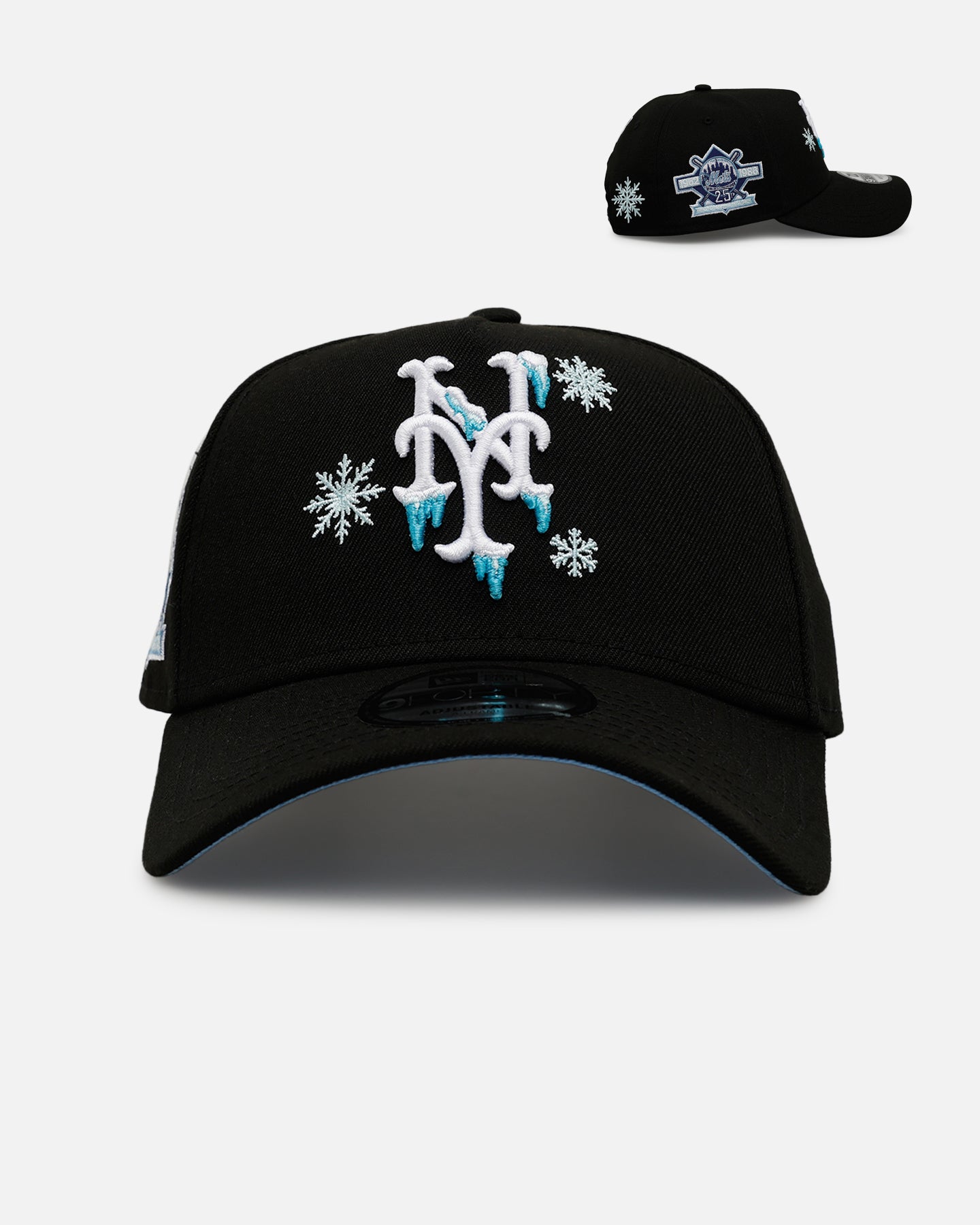 New Era New York Mets 'Cold As Ice' 9FORTY A-Frame Snapback Black