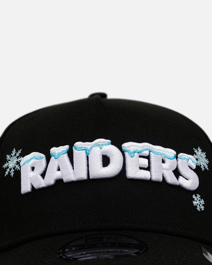 New Era Las Vegas Raiders 'Cold As Ice' 9FORTY A-Frame Snapback Black