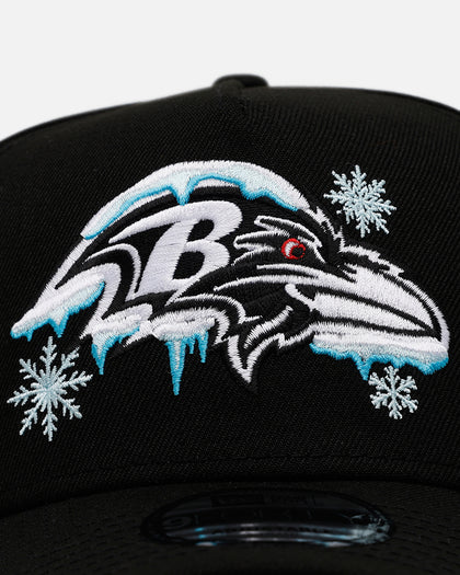 New Era Baltimore Ravens 'Cold As Ice' 9FORTY A-Frame Snapback Black