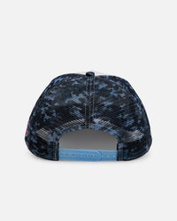 Loiter X Yu-Gi-Oh! Blue Eyes Toon Dragon Trucker Snapback Hat Blue Camo