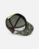 Loiter X Yu-Gi-Oh! Millenium Puzzle Snapback Hat Green Camo