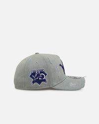 New Era Detroit Lions 'Distressed Denim' 9FORTY A-Frame Snapback Light Wash Denim