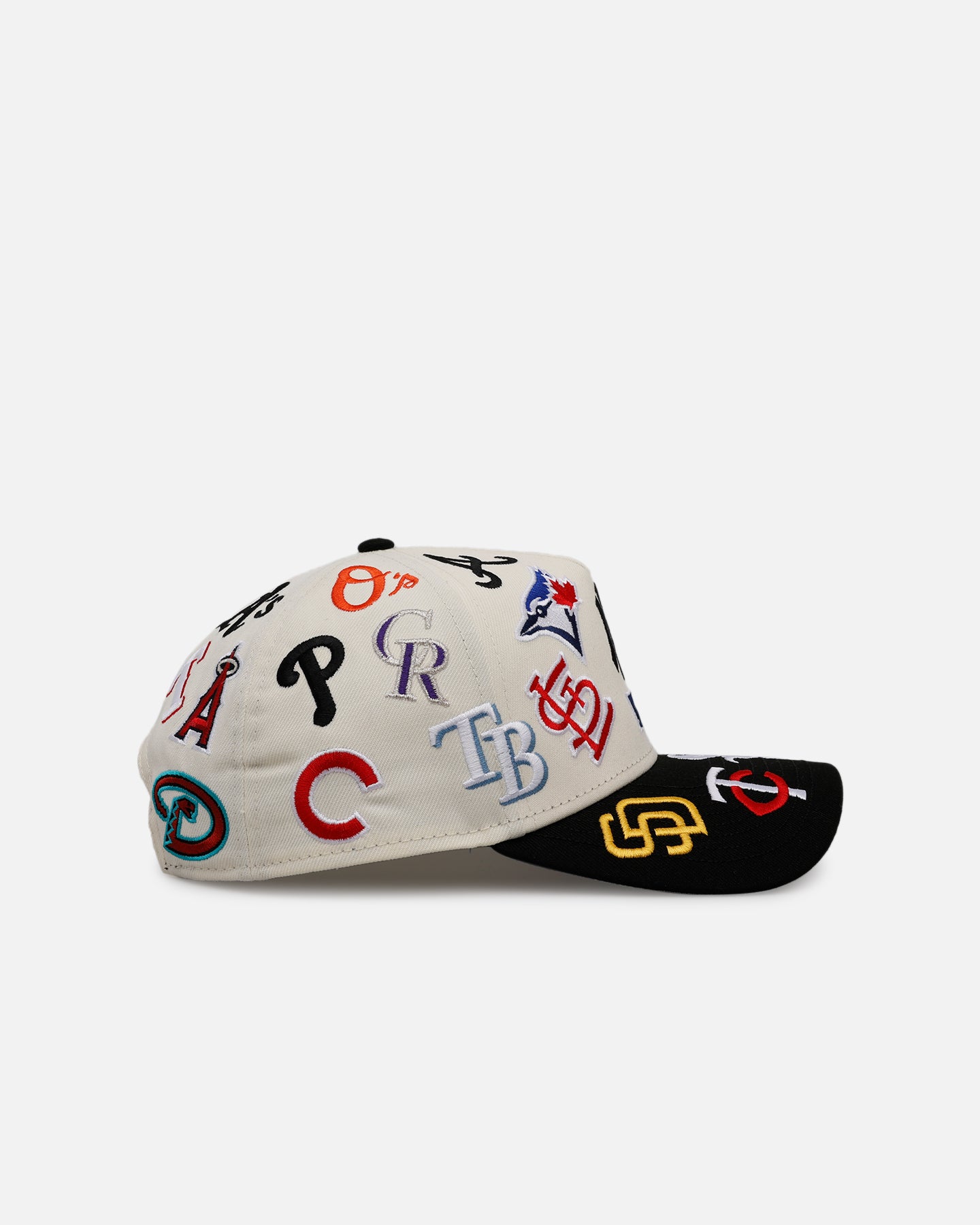 New Era MLB 'All Over Leagues' 9FORTY A-Frame Snapback Chrome