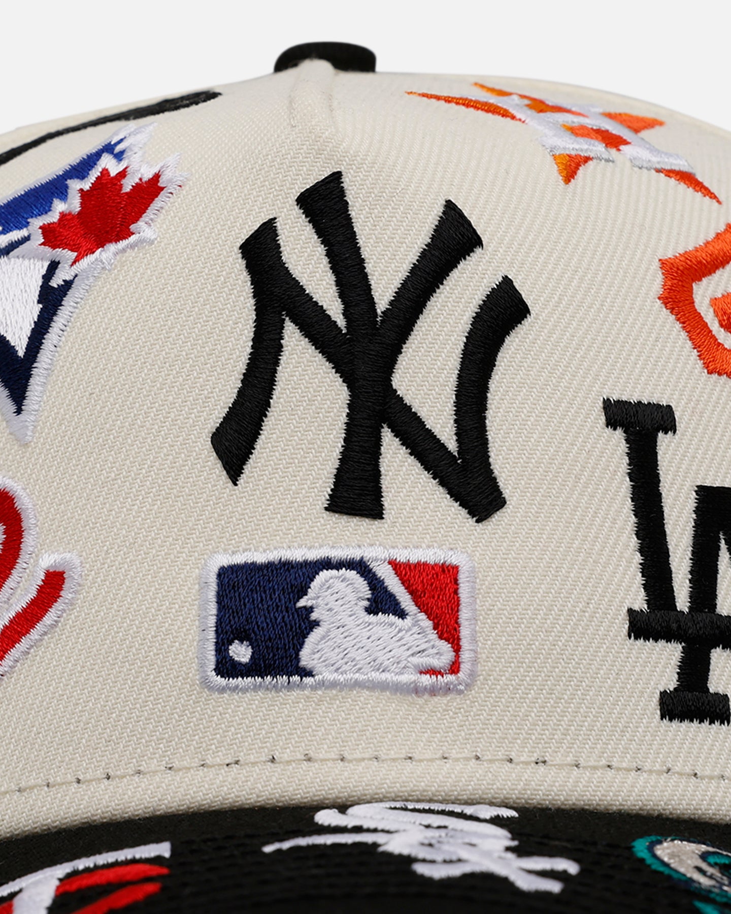 New Era MLB 'All Over Leagues' 9FORTY A-Frame Snapback Chrome