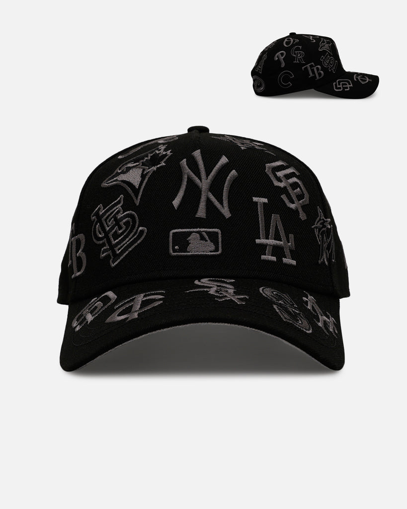 New Era MLB 'All Over Leagues' 9FORTY A-Frame Snapback Black