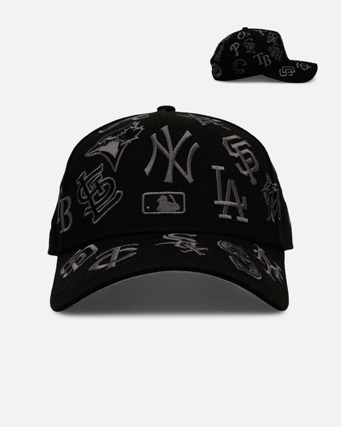 New Era MLB 'All Over Leagues' 9FORTY A-Frame Snapback Black