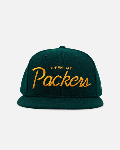 New Era Green Bay Packerss 'NFL Script' 9FIFTY Snapback Official Team Color