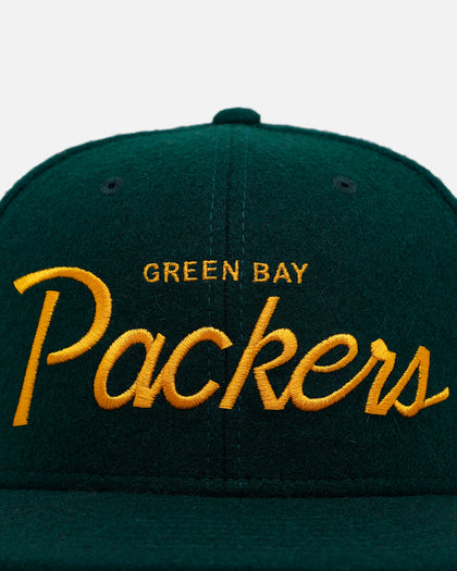 New Era Green Bay Packerss 'NFL Script' 9FIFTY Snapback Official Team Color