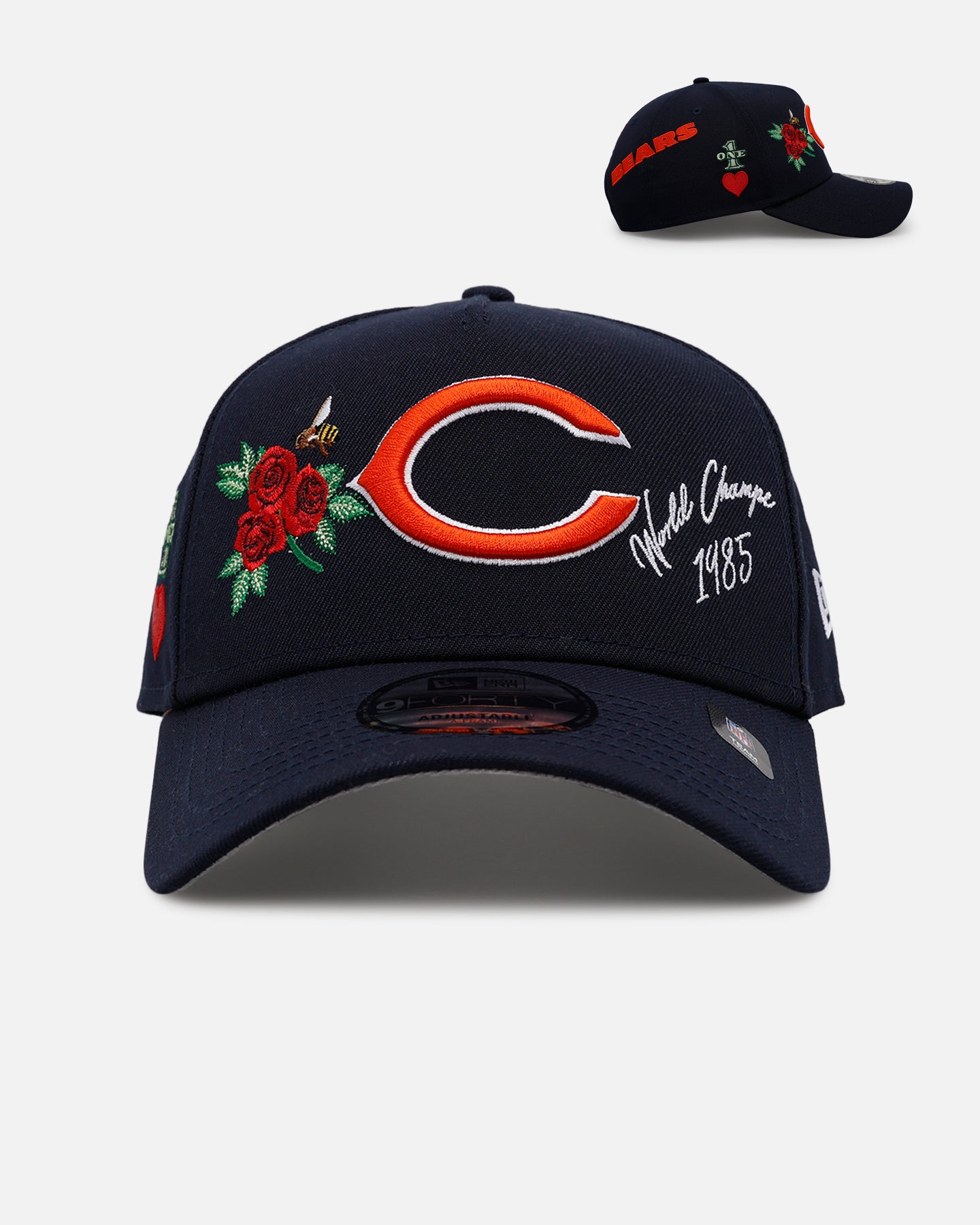 ＝LOVE×NEW ERA®︎ 9THIRTY™ New Era Chicago Bears 'One Love' 9FORTY A-Frame Snapback Official