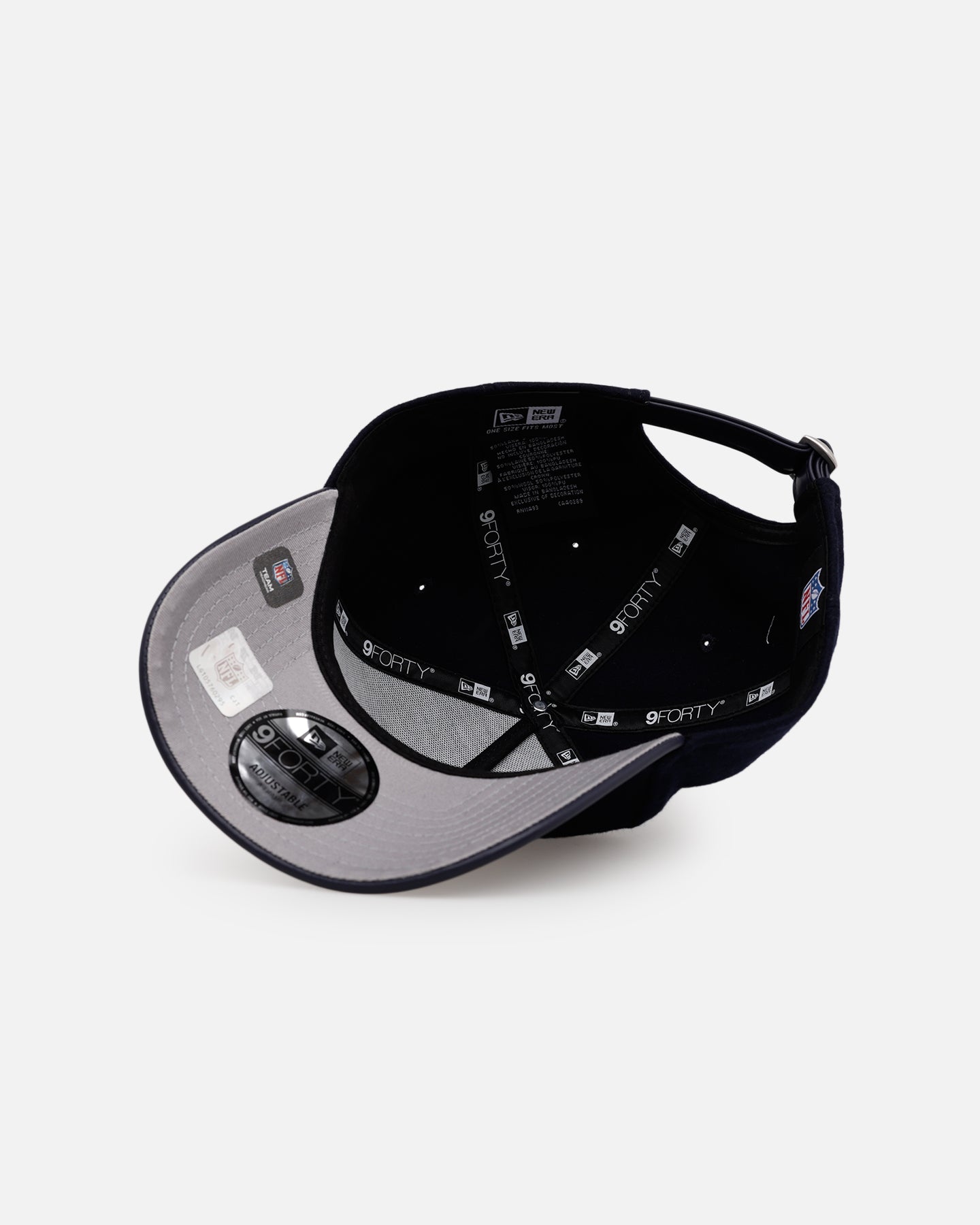 New Era Detroit Lions 'Varsity' 9FORTY A-Frame Strapback Navy