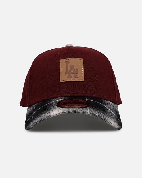 New Era Los Angeles Dodgers 'Workwear' 9FORTY A-Frame Snapback Maroon