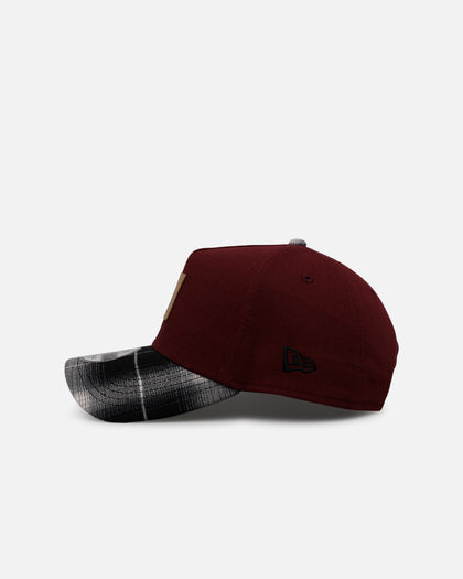 New Era Los Angeles Dodgers 'Workwear' 9FORTY A-Frame Snapback Maroon