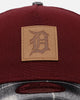 New Era Detroit Tigers 'Workwear' 9FORTY A-Frame Snapback Maroon