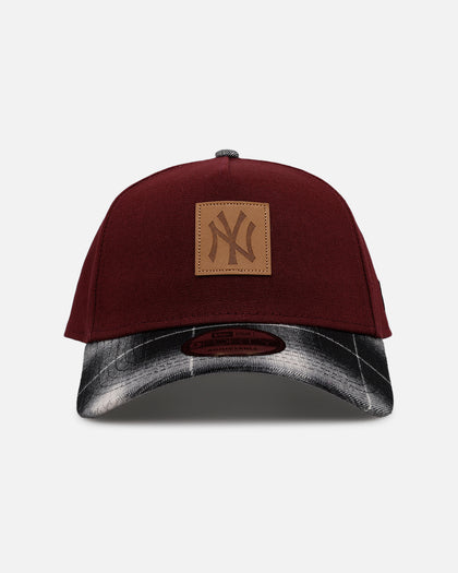 New Era New York Yankees 'Workwear' 9FORTY A-Frame Snapback Maroon