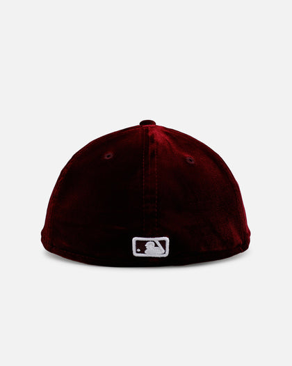 New Era Los Angeles Dodgers 'Velvet Roses' 59FIFTY Fitted Maroon