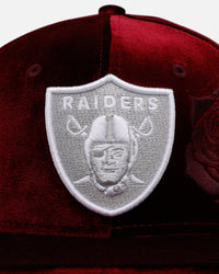 New Era Las Vegas Raiders 'Velvet Roses' 59FIFTY Fitted Maroon