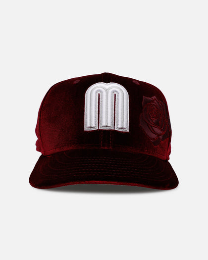 New Era Mexico National Baseball Team 'Velvet Roses' 59FIFTY Fitted Maroon