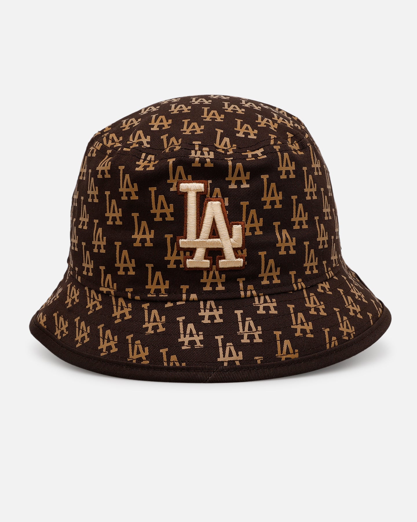 New Era Los Angeles Dodgers 'Monogram' Bucket Hat Brown | Culture