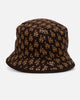 New Era Los Angeles Dodgers 'Monogram' Bucket Hat Brown
