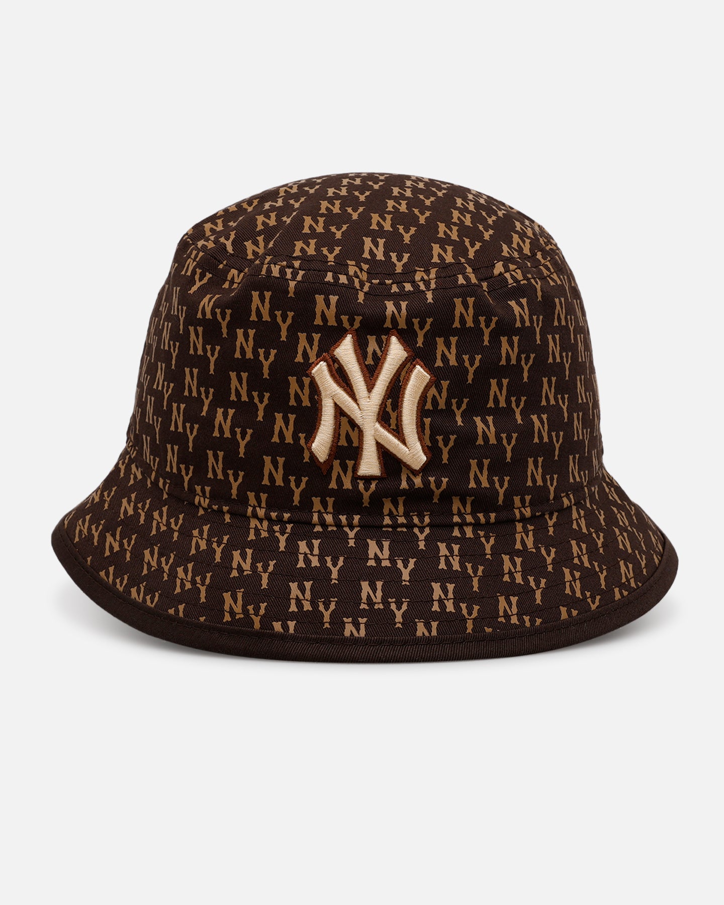 New Era New York Yankees 'Monogram' Bucket Hat Brown | Culture