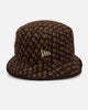 New Era New York Yankees 'Monogram' Bucket Hat Brown