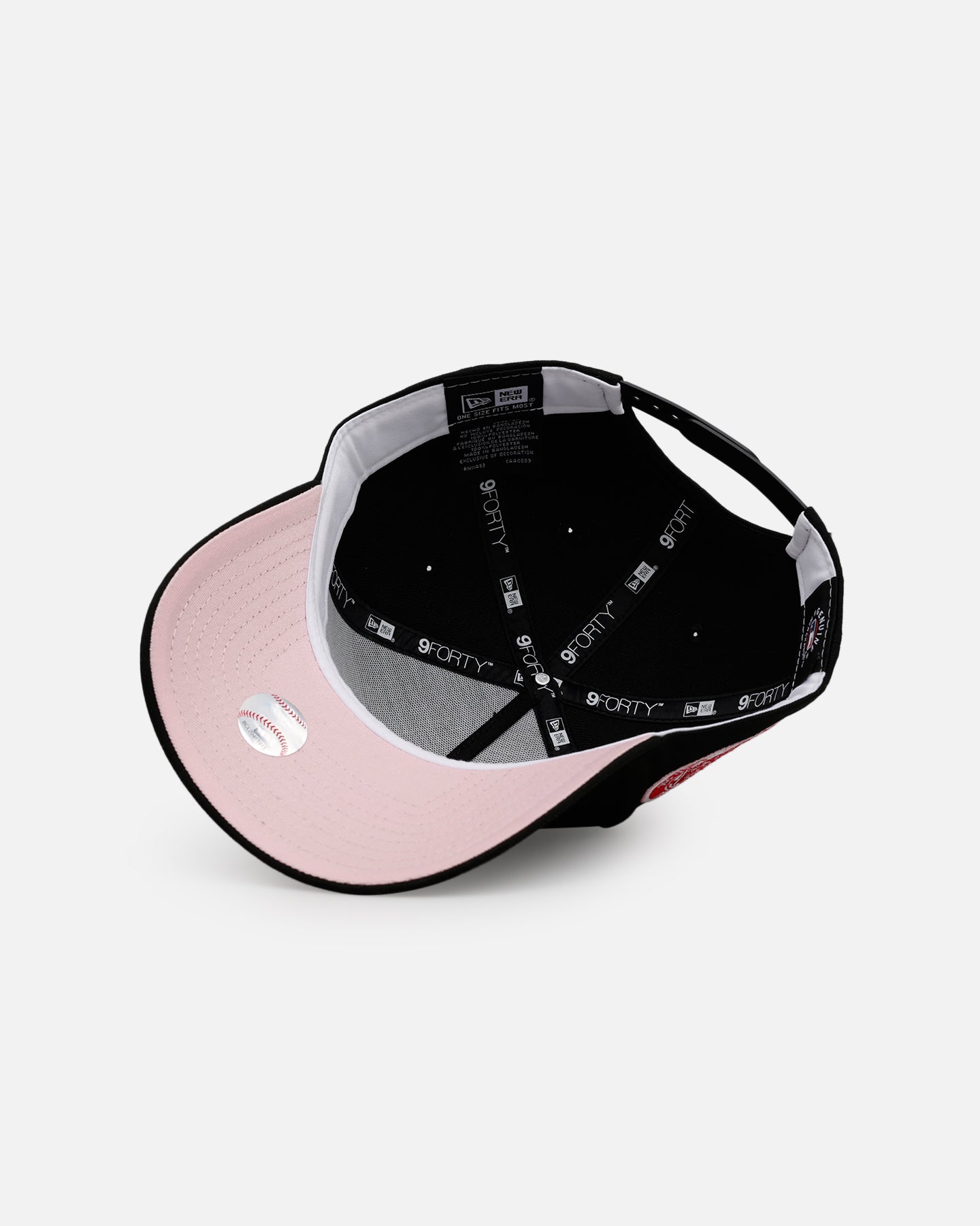 New Era Boston Red Sox 'Black And Pink' 9FORTY A-Frame Snapback