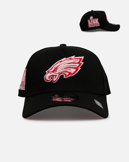 New Era Philadelphia Eagles 'Black And Pink' 9FORTY A-Frame Snapback Black/Pink