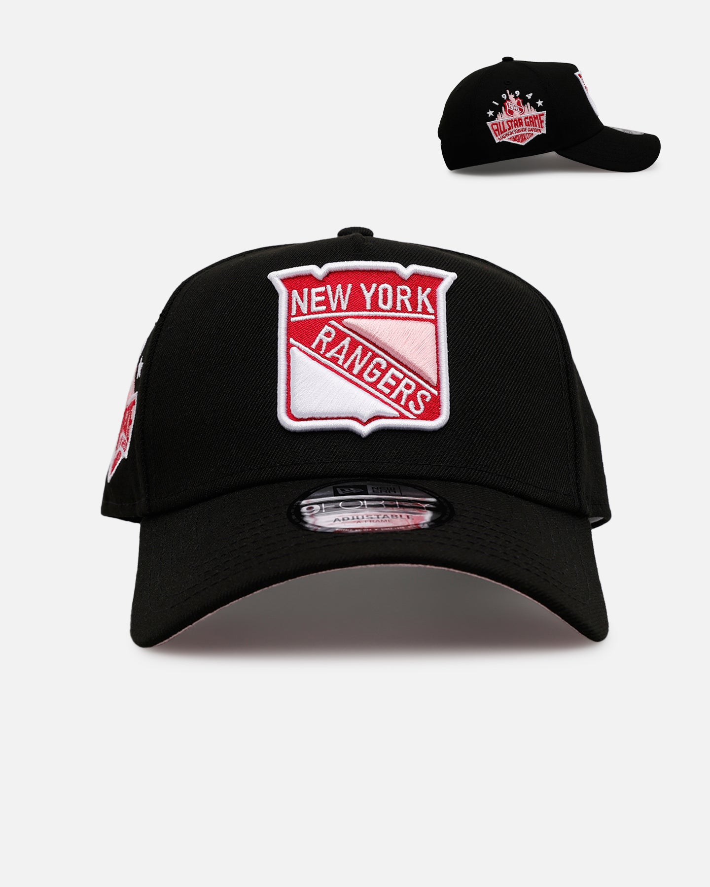 New Era New York Rangers 'Black And Pink' 9FORTY A-Frame Snapback